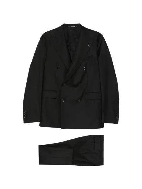Tagliatore cotton double-breasted suit Black 2SVS20B11PE070001N5712NERO