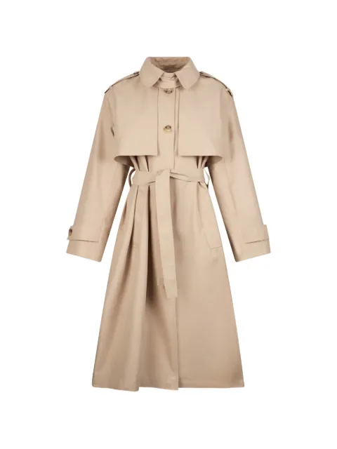 LIU JO long trench coat with scarf Neutrals WA6317T350841208