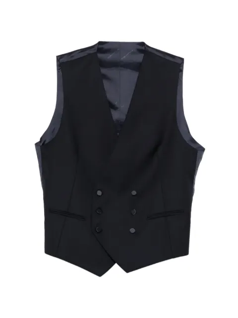 Tagliatore double-breasted waistcoat Blue PORTOSFPE070001B5713BLUE