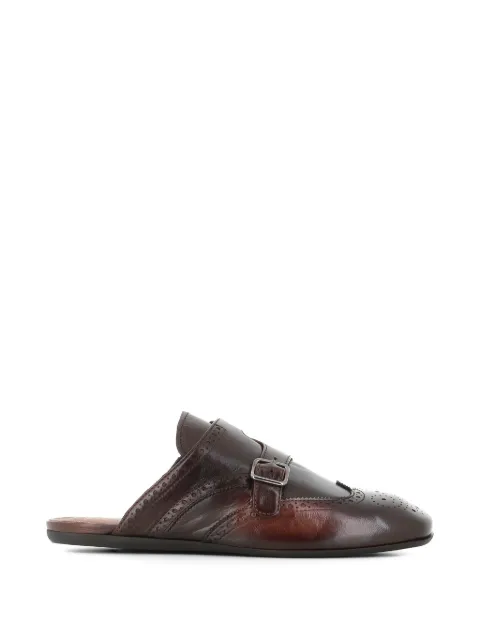 Officine Creative leather mules Brown FRONTIERS105