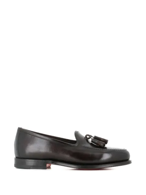 Santoni tassel leather loafers Brown MCAN189OMC1HVVDT50