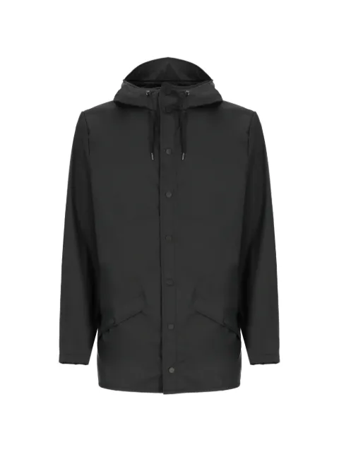 Rains hooded jacket Black RA12010JACKETBLA