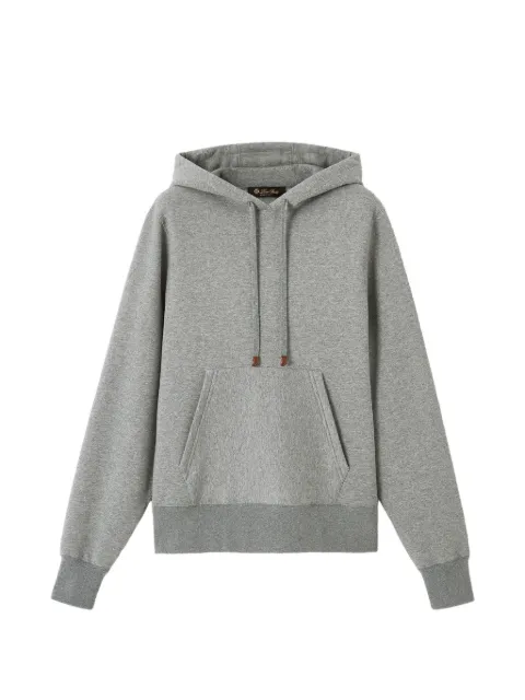 Loro Piana long-sleeve hoodie Grey FAQ6276