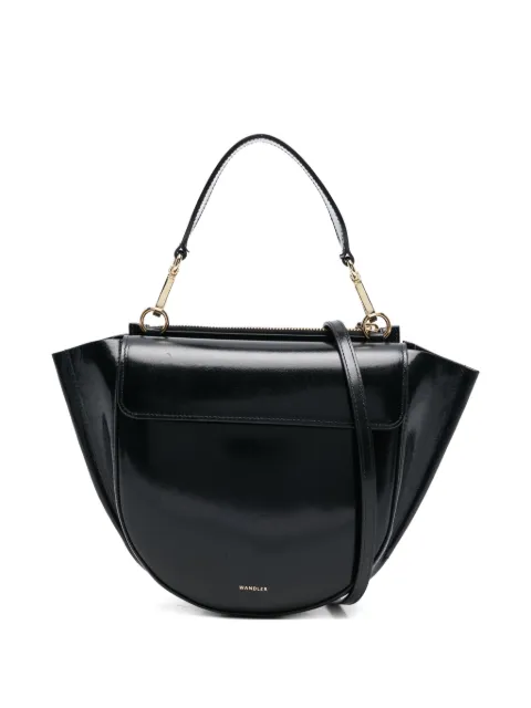Wandler small Hortensia flap tote bag Black 261020001672929