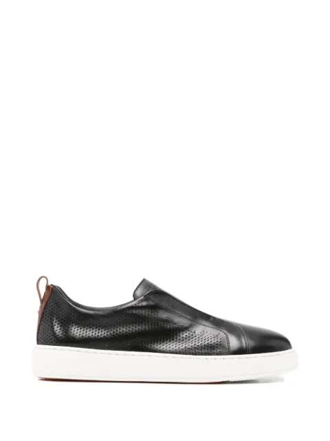 Santoni perforated sneakers Black MBCD22181BARTFIDN01