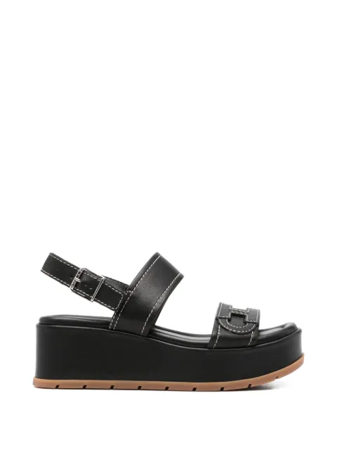 Hogan logo-detail sandals Black HXW7030GC30KXT