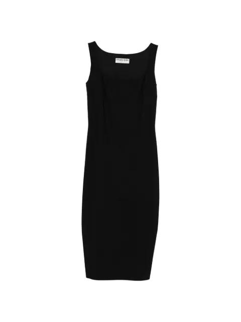 CHIARA BONI La Petite Robe square-neck midi dress Black ABCGILIASJE37