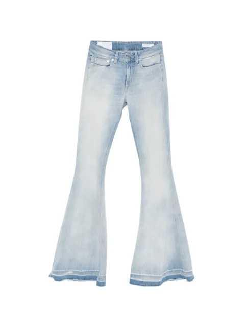 DONDUP faded flared-hem jeans Blue DP858DS0107DMB2800