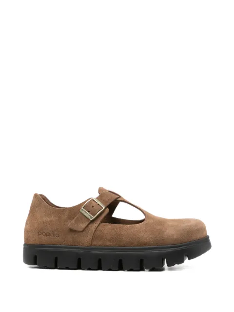 Birkenstock Paris buckle-strap shoes Brown 1031231