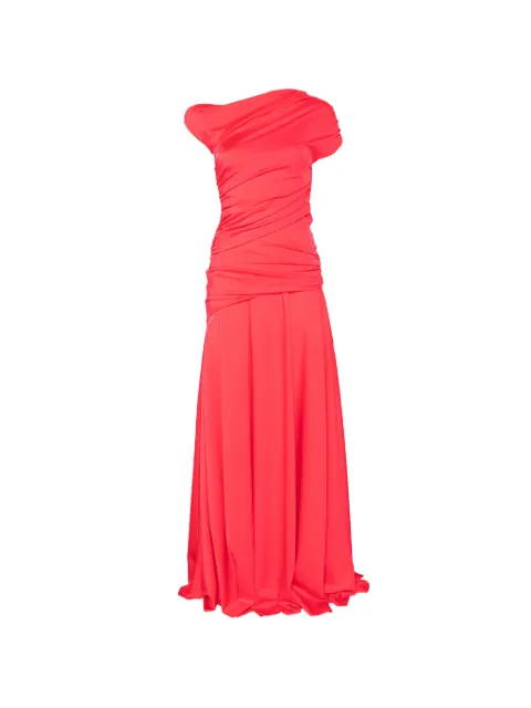 CHIARA BONI La Petite Robe draped maxi dress Red ABLBECIAJJL