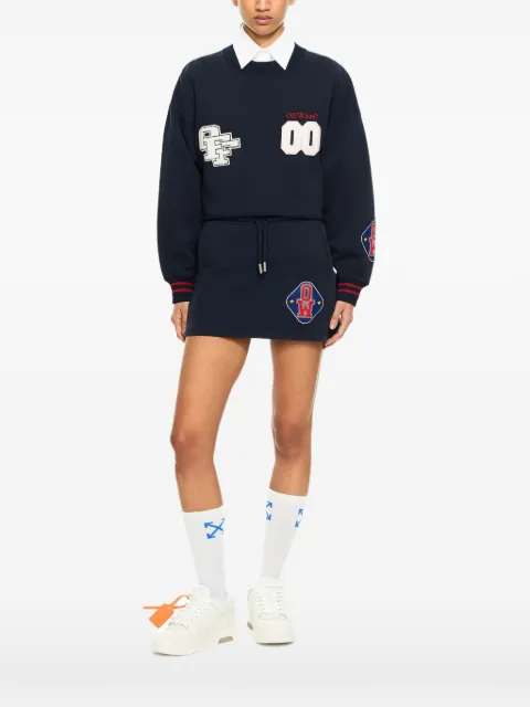 Off-White Royal patch sweatshirt Blue 2BA07ES26FLE001W932