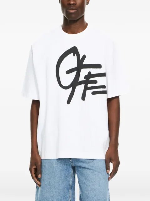Off-White spray-logo T-shirt White 44MAA120S26J00L100