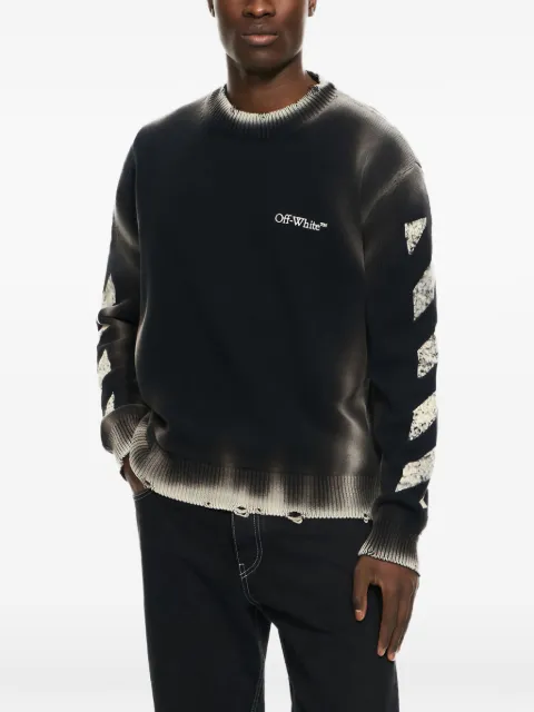 Off-White Diag Corrosion sweater Black 44MHE20US26K003001