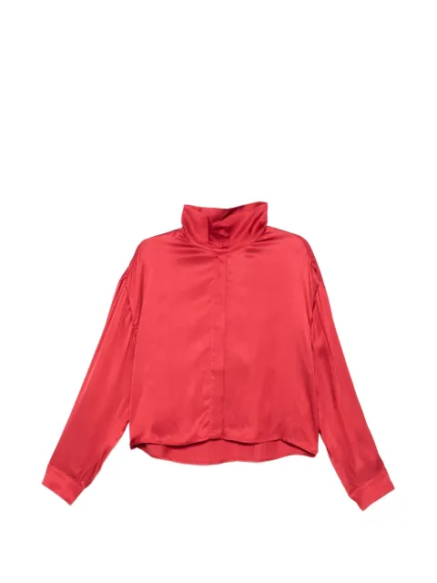 IRO funnel-neck top Red WP18NOCCIOLA