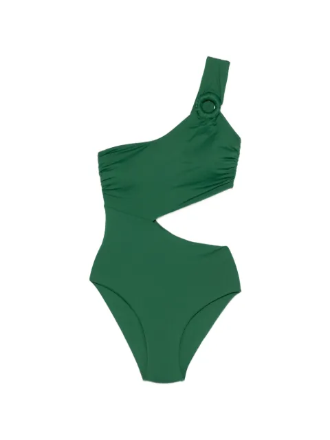 Fisico ring-detail swimsuit Green FC23M0