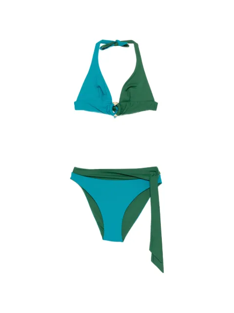 Fisico ring detail tie beachwear Blue FR40FS45MB