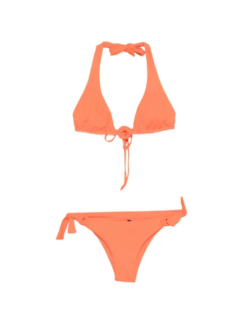 Fisico crochet bow beachwear Orange FR42FS170M0