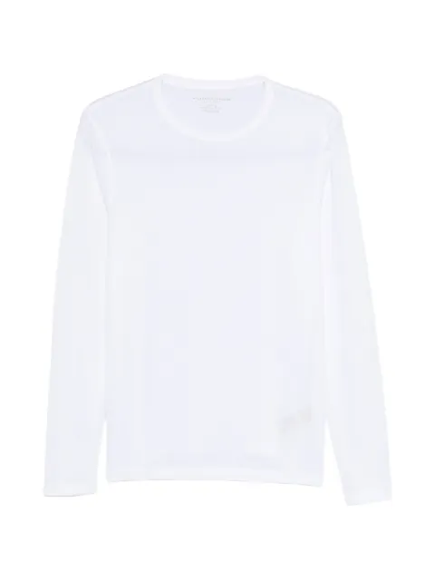 Majestic Filatures long-sleeve crew-neck sweater White S26M600HTS336001