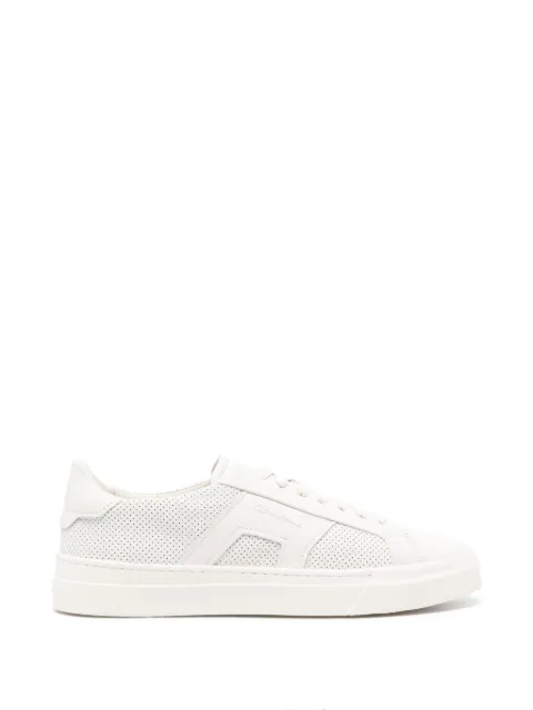 Santoni perforated lace-up sneakers Neutrals MBGT22068PNNTIFRI90