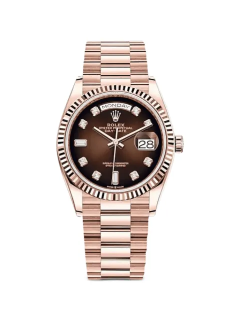 Rolex 2022 DayDate ombre dial 36mm watch Pink 128235
