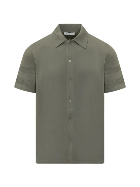 Givenchy logo short-sleeve shirt Green BM617H4YPA