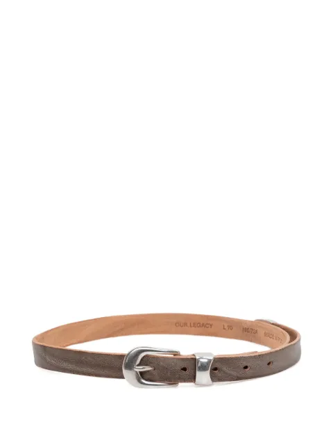 OUR LEGACY buckle belt Brown A2268BOV