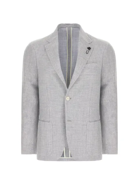 Lardini single-breasted tailored blazer Grey CN6202EPAIF66507