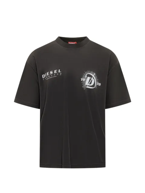 Diesel T-Boggy-V6 graphic-print T-shirt Grey A225050WICU