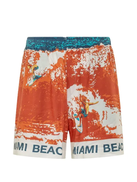 GALLERY DEPT. graphic-print shorts Red BTM002