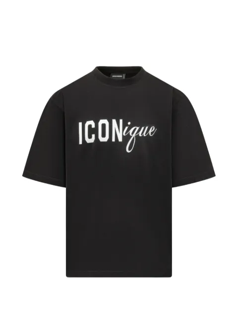 DSQUARED2 ICONique loose fit T-shirt Black S78GD0121D20033