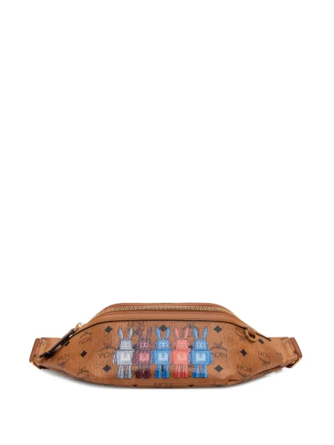 MCM Fursten print belt bag Neutrals MMZGSFI03