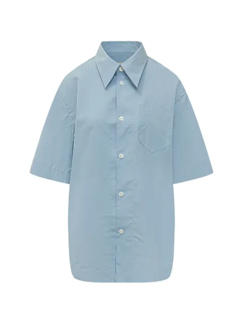 AMI Paris button pocket shirt Blue USH809CO0063