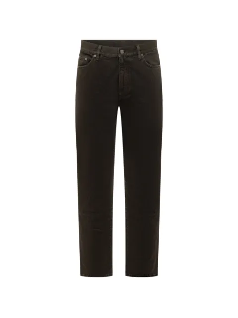 Zegna stright-leg cotton jeans Brown UHIB9A3CITY
