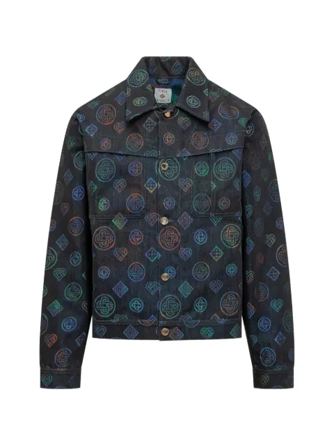 Casablanca Heatmap pattern cotton jacket Blue MSP26JK44601