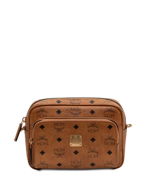 MCM logo-print shoulder bag Neutrals MMRGSTA03