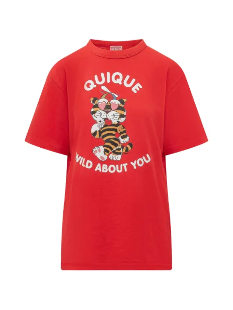 Kenzo cartoon T-shirt Red FG55TS2124SK