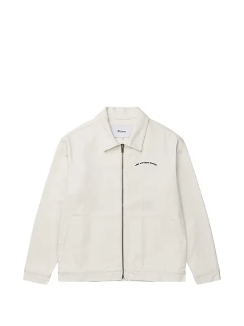 Palmes Lake zip-up jacket White P500025036