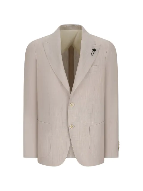 Lardini notched-lapel iconic jacket Neutrals CN688AEPAIF66508