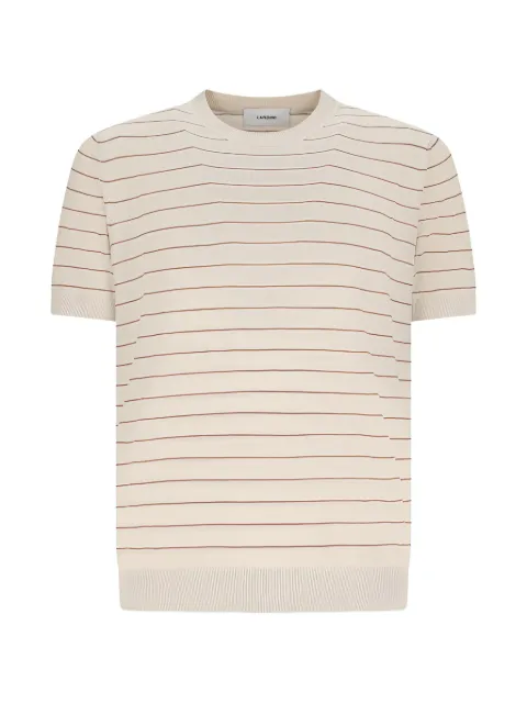 Lardini striped T-shirt Neutrals PALMMC79PA66032
