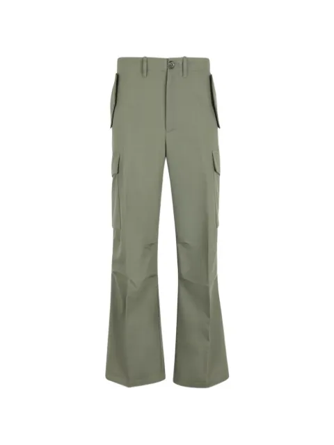 Setchu creased cargo pants Green U261P068C03890CO10WS