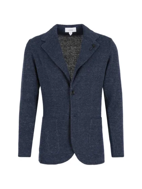Lardini patch-pocket blazer Blue CNCLJM56PA66007