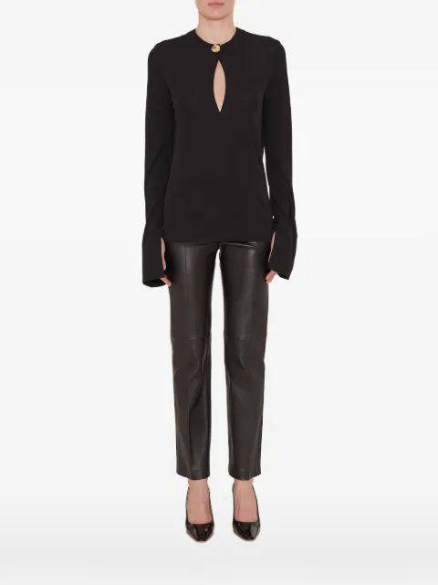 JOSEPH Fabiola cut-out top Black JF009682