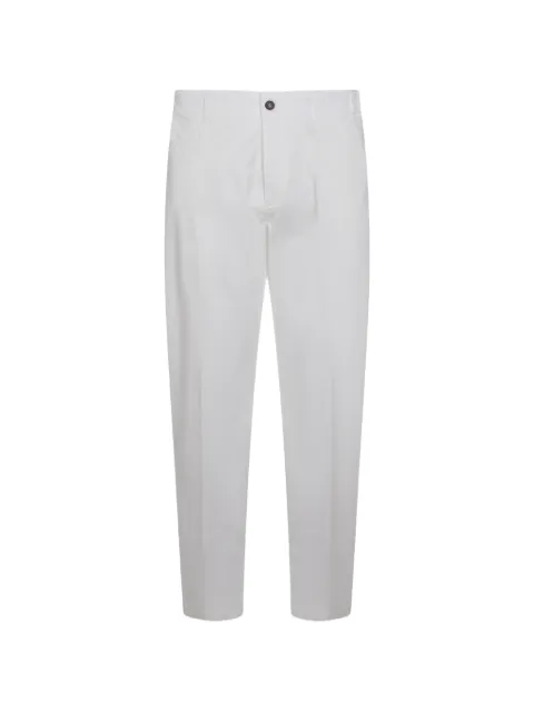 Eleventy pleated trousers White M75PANM01TET0M019