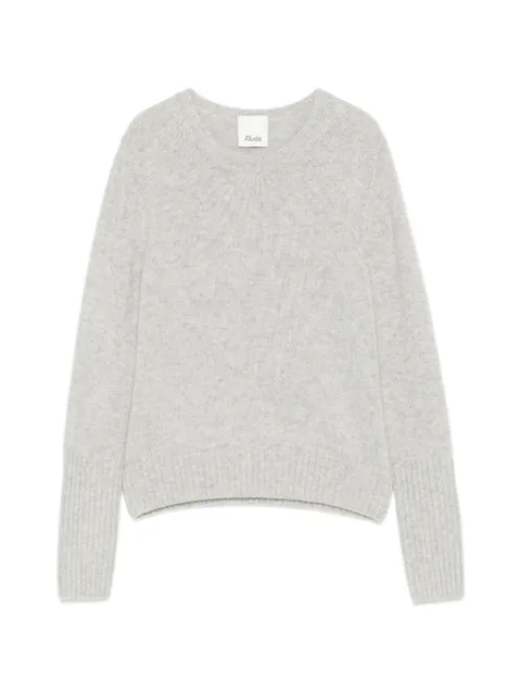 Allude round-neck cashmere sweater Grey 26211233