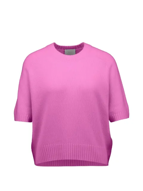 Allude short-sleeve cashmere sweater Pink 26211152