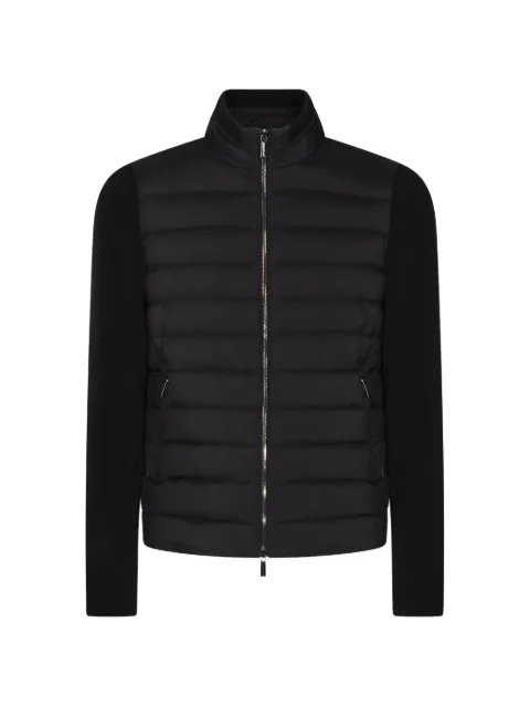 Moorer quilted zip-up jacket Black MOUBO100003S3RU0001