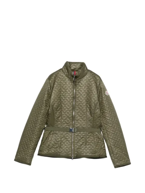 Moncler flower-quilted jacket Green L10931A00014788UW