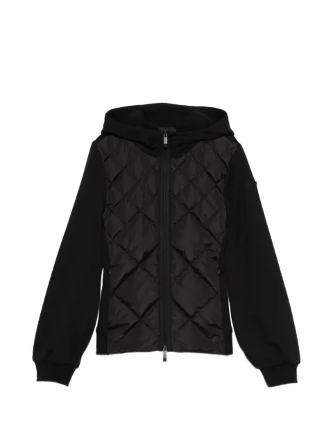 Moncler quilted hooded jacket Black L10938G0001389B02