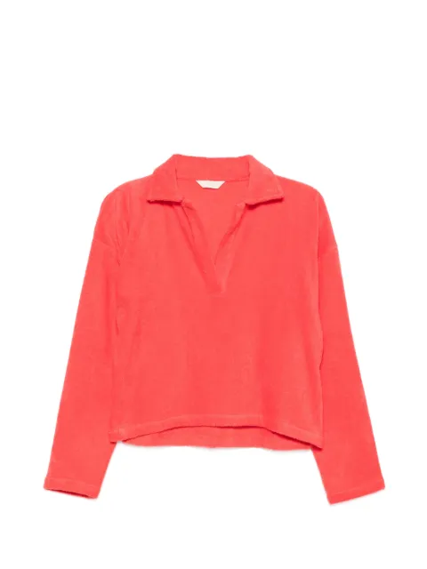 TERRY PUESTO polo-collar sweater Red SS26ESTPOROS