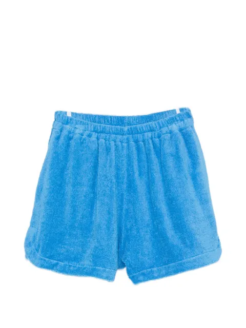 TERRY PUESTO Corsa side-stripe shorts Blue SS26COSSHCOLW